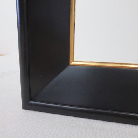 Gessoed & Painted with Gold Slip