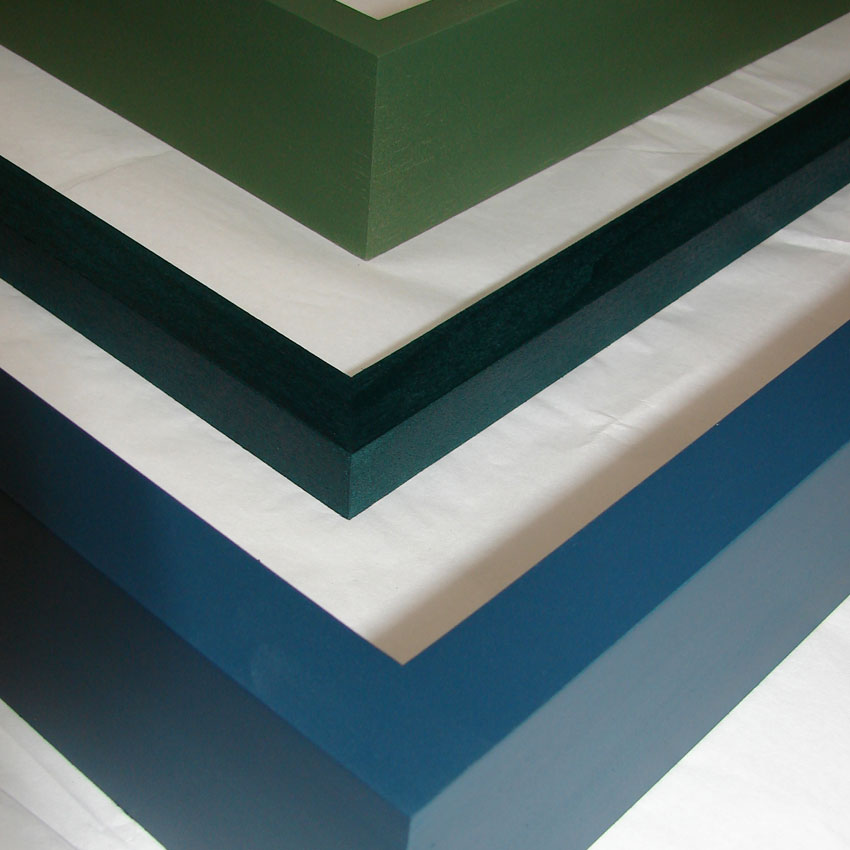 Painted Frames Drying